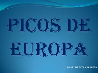 Picos de
Europa
     Mario Maestro Terceño
 
