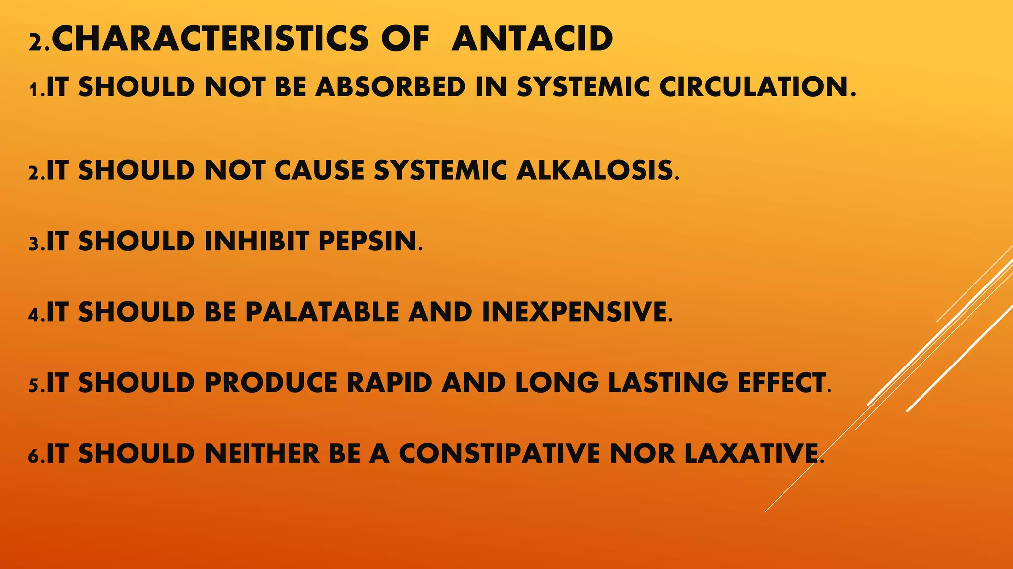 ANTACID INFORMATION PPT