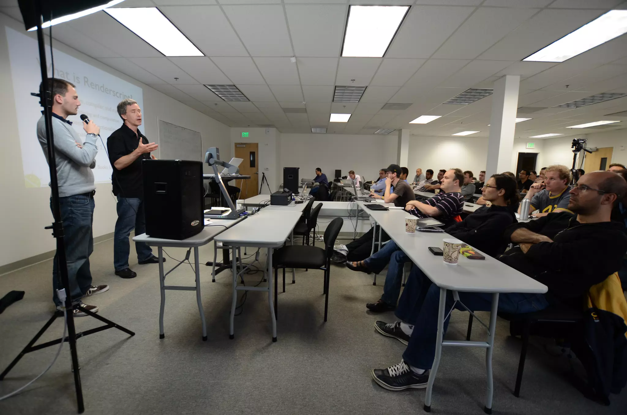 Pictures from "Learn about RenderScript" meetup at SF Android User Group