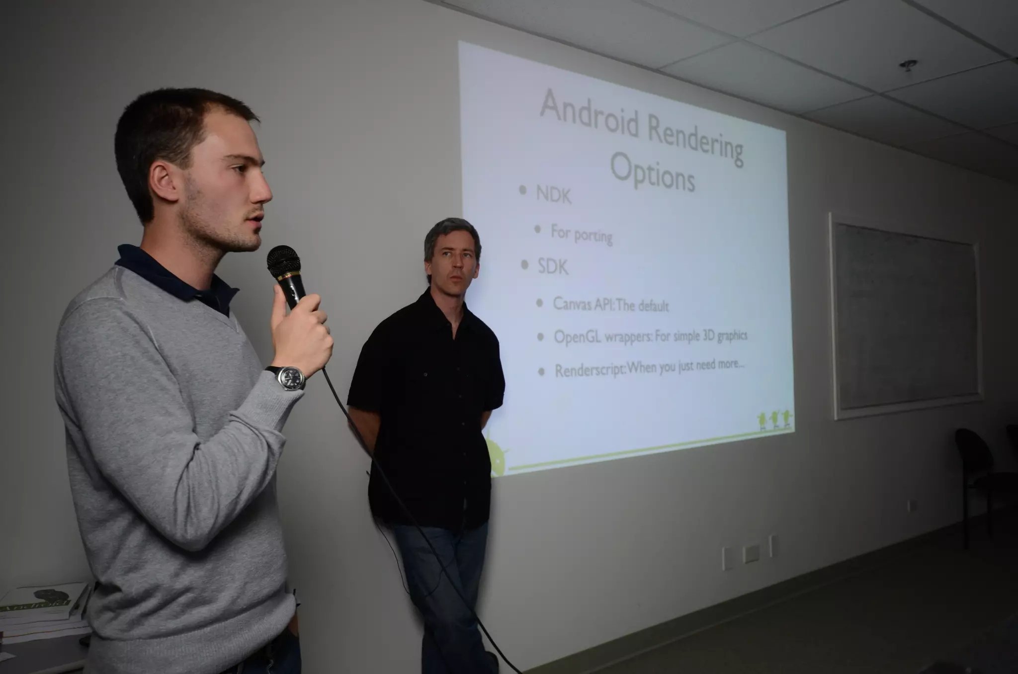 Pictures from "Learn about RenderScript" meetup at SF Android User Group