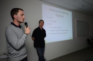 Pictures from "Learn about RenderScript" meetup at SF Android User Group