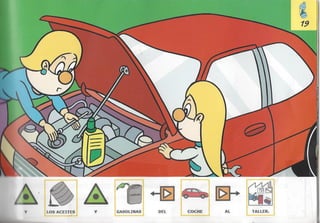 Bolechas contenedor amarillo con pictogramas arasaac