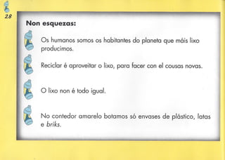 Bolechas contenedor amarillo con pictogramas arasaac