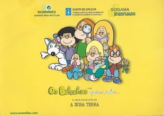 Bolechas contenedor amarillo con pictogramas arasaac