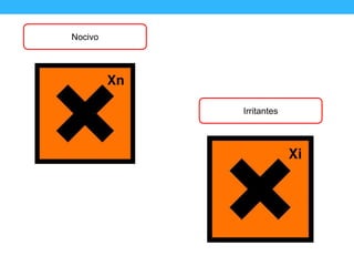 Nocivo
Irritantes
 