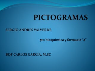 SERGIO ANDRES VALVERDE.
5to bioquímica y farmacia “a”
BQF CARLOS GARCIA, M.SC
 