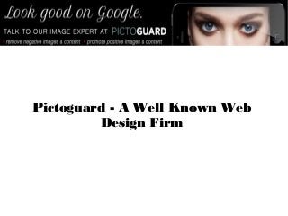 Pictoguard - A Well Known Web
Design Firm
 