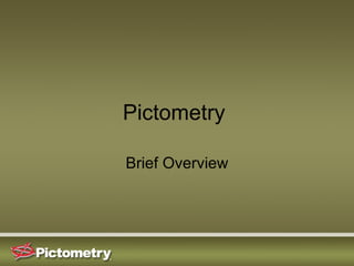 Pictometry  Brief Overview 