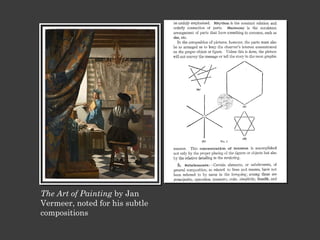 The Art of Painting by Jan 
Vermeer, noted for his subtle 
compositions 
 