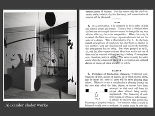 Alexander clader works 
 