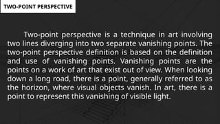 Two Point Prescriptive Drawing PICTORIAL DRAWING_orthographic_isometric prallel projection | PPTX
