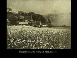 George Davison, The onion field, 1890, Sténopé

 