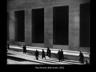 Paul Strand, Wall street, 1915

 