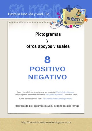 Pictos8 -positivo-negativo