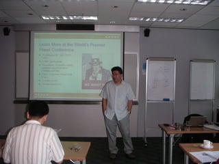 Tommy Seah training A*Star in Singapore on IT AUDIT