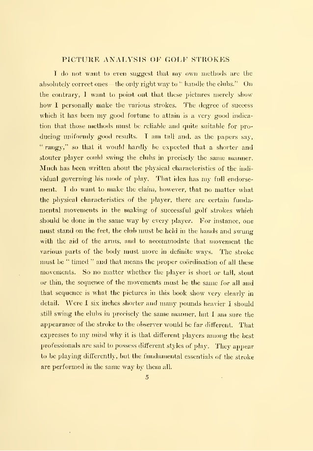 Golf strokes essay image