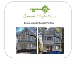 Before and After Sample Portfolio 