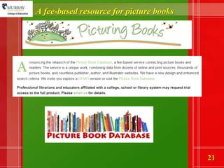 A fee-based resource for picture books