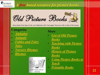 A free-based resource for picture booksCategoriesAlphabet