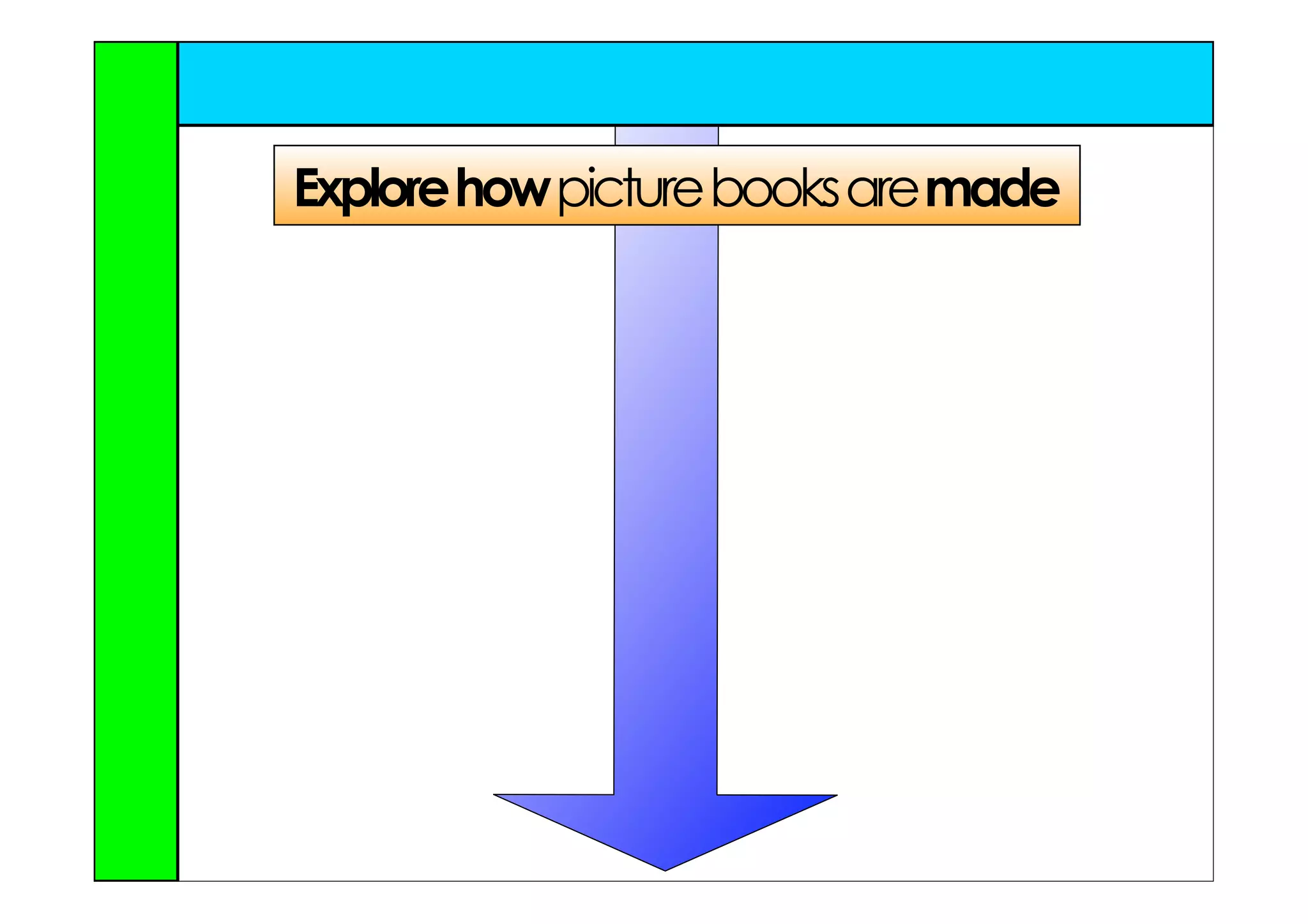 Explore how picture books are made
 