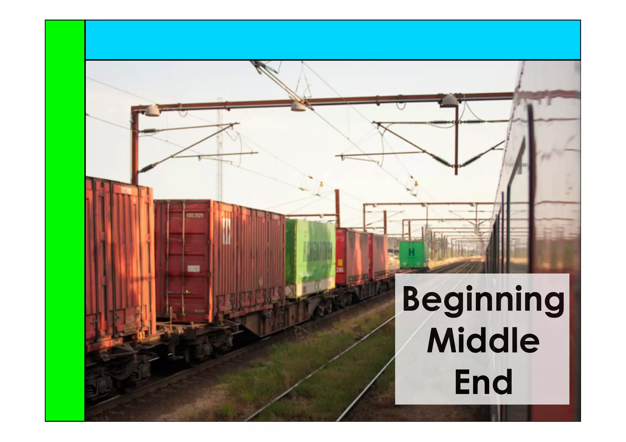 Beginning
 Middle
  End
 