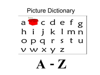 Picture Dictionary A - Z 