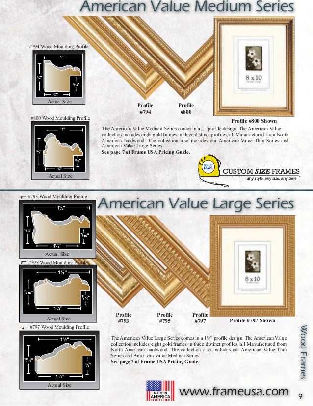 Picture Frames Catalog Frame USA