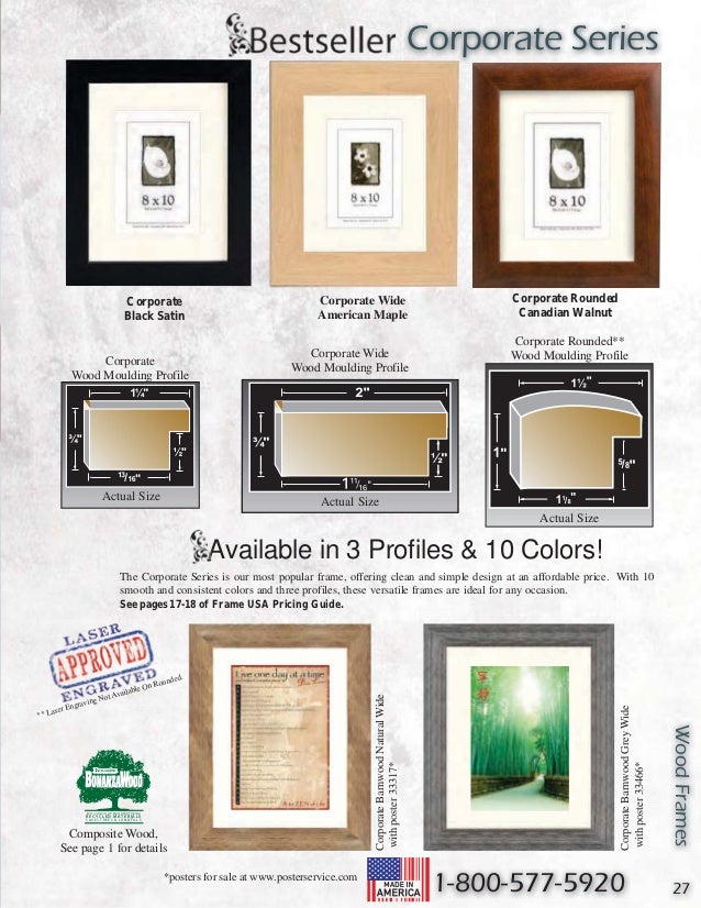 Picture Frames Catalog Frame USA