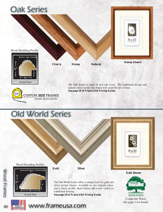Picture Frames Catalog Frame USA