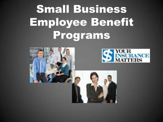 Small Business
Employee Benefit
   Programs
 