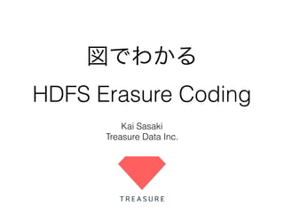 図でわかる 
HDFS Erasure Coding
Kai Sasaki
Treasure Data Inc.
 