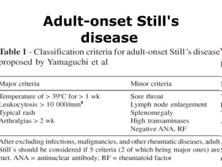Adult-onset Still's disease   