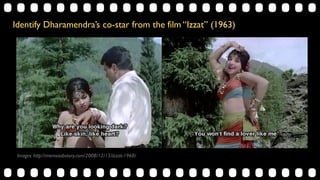 Identify Dharamendra’s co-star from the film “Izzat” (1963)
Images: http://memsaabstory.com/2008/12/15/izzat-1968/
 