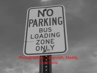 Photographers: Savannah, Maddy,
          and Emma
 