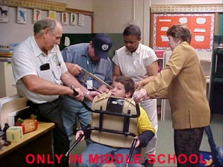 ONLY IN MIDDLE SCHOOL 