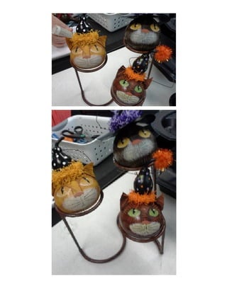 Pictures from kitty ornament class