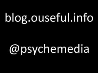 blog.ouseful.info

@psychemedia
 