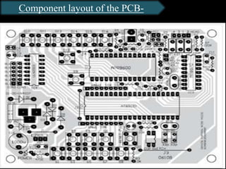 Component layout of the PCB-
 