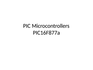 PIC unit VI peripheral interface controller.pptx