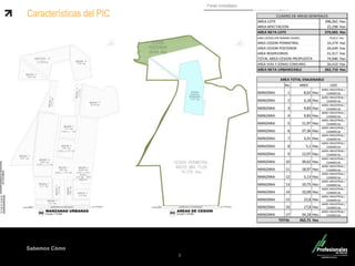 Sabemos Cómo
Fondo Inmobiliario
8
Características del PIC
 