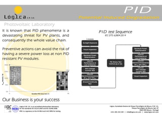 PID test - Quality Assurance to PV Modules