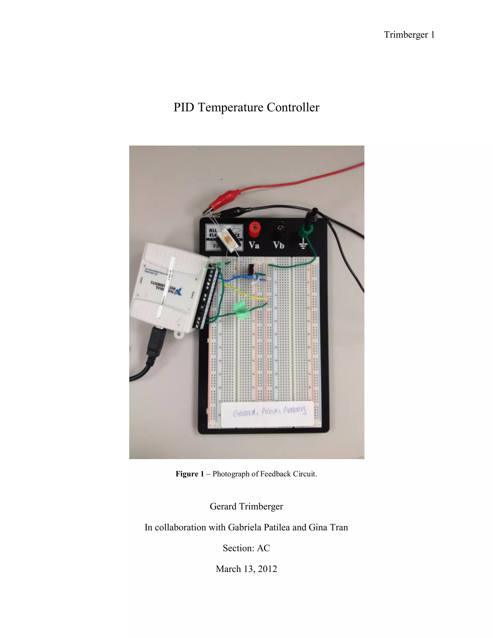 PID Temperature Controller | PDF | Consumer Electronics | Technology ...