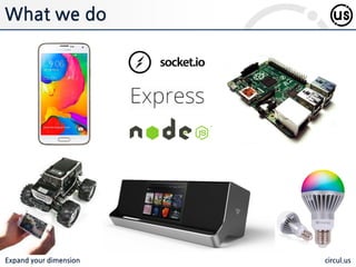 Expand your dimension circul.us
What we do
 