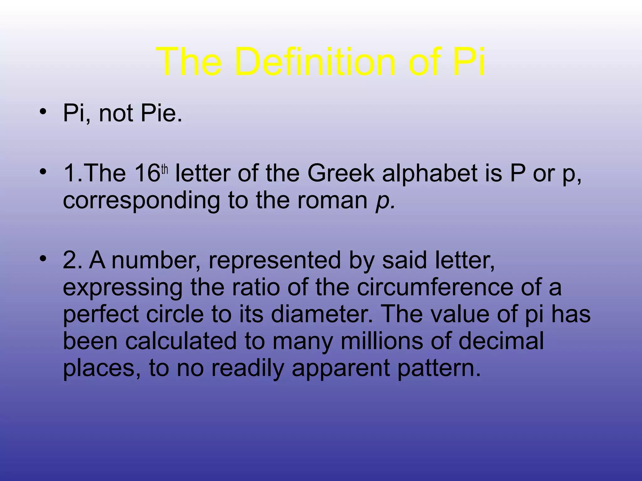 Pi day presentation 1 | PPT, image size:2048x1536
