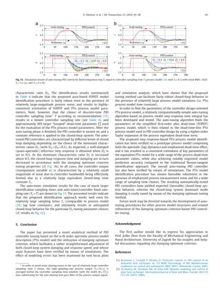 Process Control Response Tuning PID controller auto tuning based on process step response and damping ...