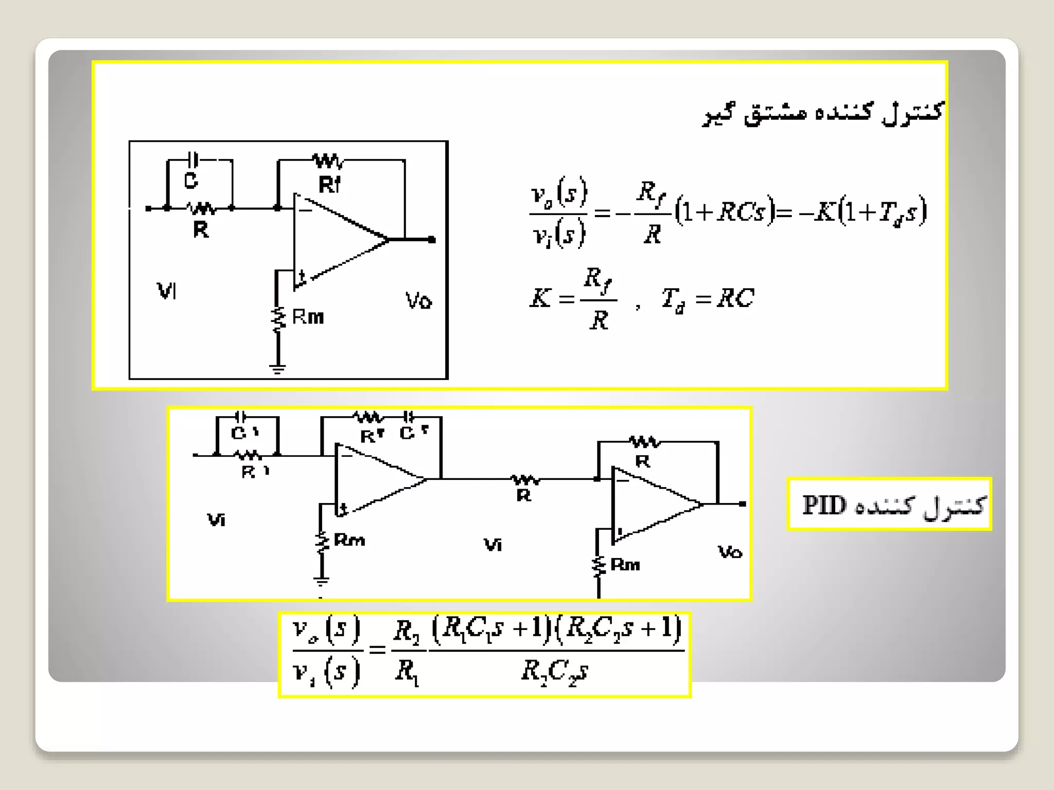 Pid controllers