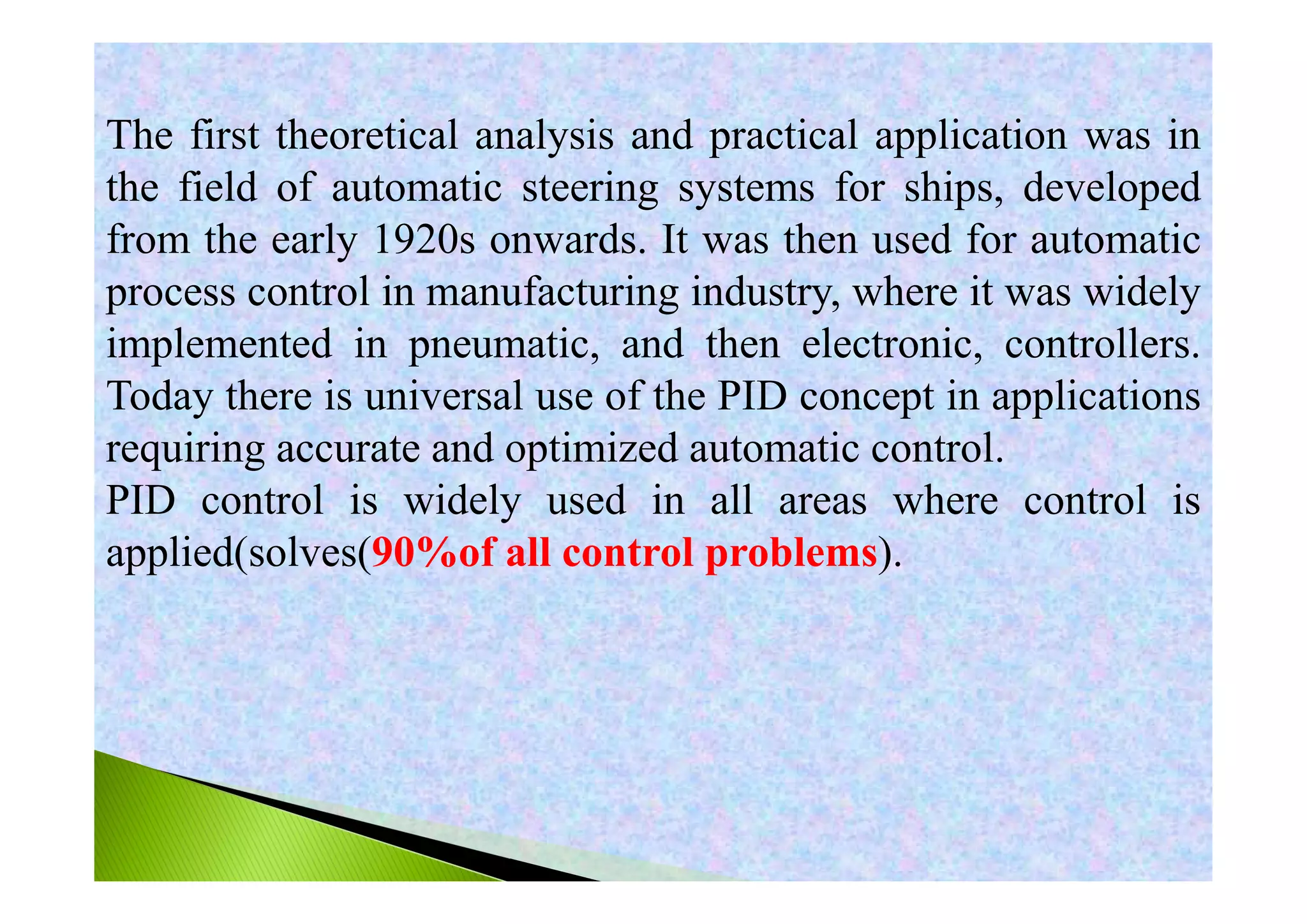 PID controller in control systems | PDF