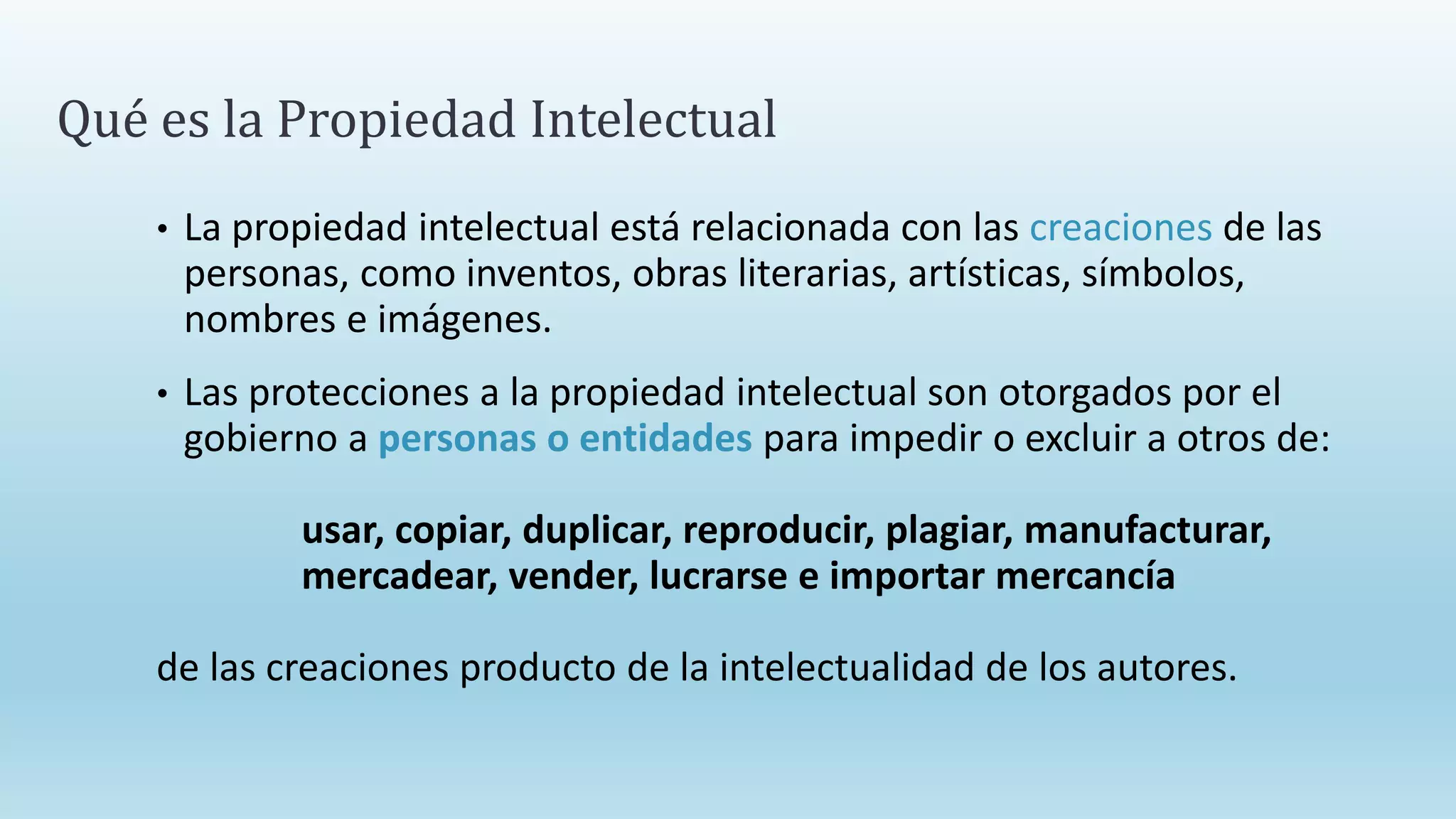 Propiedad Intelectual y Derechos de Autor | PDF