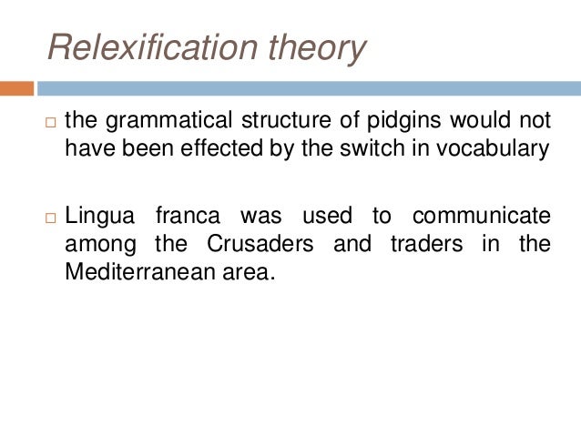 an introduction to pidgins and creoles