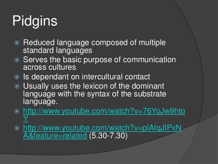 academic sources on pidgin language academic sources on pidgin language